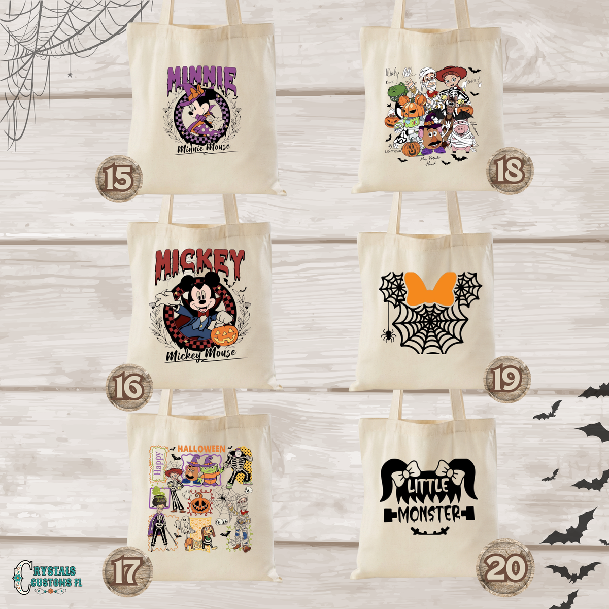 Halloween Candy Treat Bag | Personalized Canvas Tote