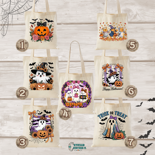 Halloween Candy Treat Bag | Personalized Canvas Tote