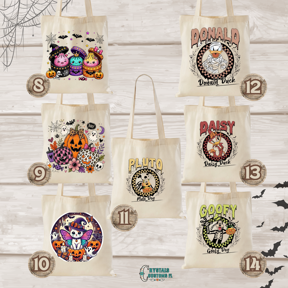 Halloween Candy Treat Bag | Personalized Canvas Tote