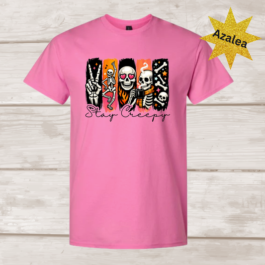 Skeleton Stay Creepy Tshirt